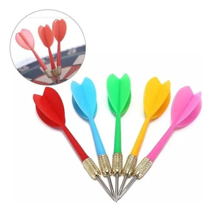 Set Dardos 10 Unidades Para Tiro Al Blanco 11 Cms Surtidos / Liso