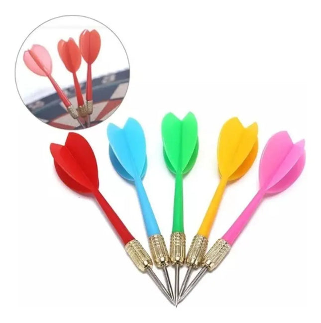 Set Dardos 10 Unidades Para Tiro Al Blanco 11 Cms Surtidos / Liso