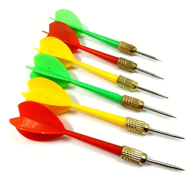 Set Dardos 6 Unidades Para Tiro Al Blanco 11 Cms