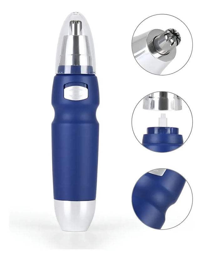 Maquina Depiladora Nasal Cortadora De Pelos Nariz Orejas Azul