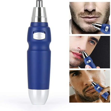Maquina Depiladora Nasal Cortadora De Pelos Nariz Orejas Azul