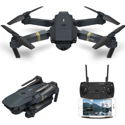 Drone E58 Pro Recargable Cámara 4k Wifi 2.4ghz 4 Ejes R/c Negro