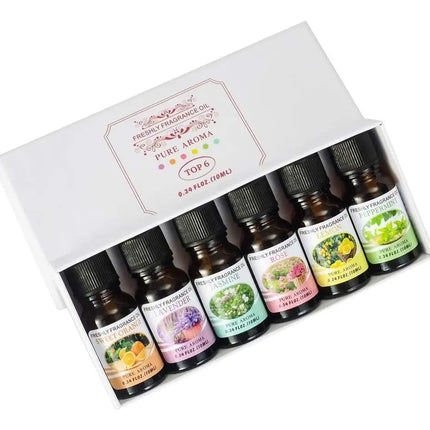 Pack 6 Esencias Para Difusor Humidificador Aceite Esencial