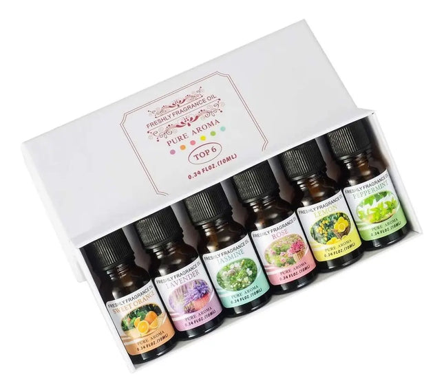 Pack 6 Esencias Para Difusor Humidificador Aceite Esencial
