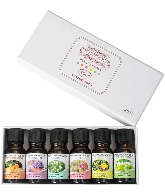 Pack 6 Esencias Para Difusor Humidificador Aceite Esencial