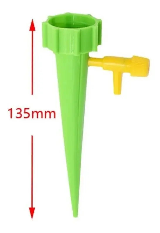 Estacas De Riego Goteo Ajustables Yala Verde Set 10 Unidades 13.5cm
