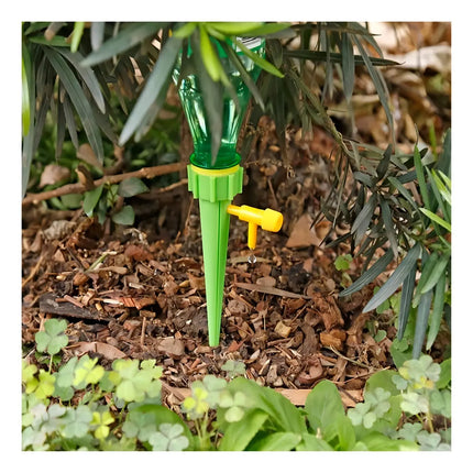 Estacas De Riego Goteo Ajustables Yala Verde Set 10 Unidades 13.5cm