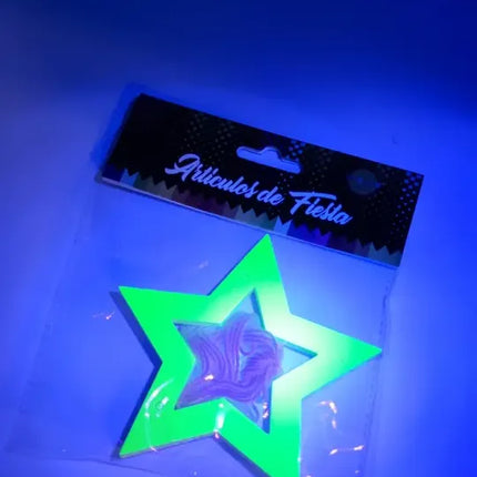 Banderín 64 Estrellas Flúor Surtidas Fiesta Neón Cotillón Surtido / Estrella