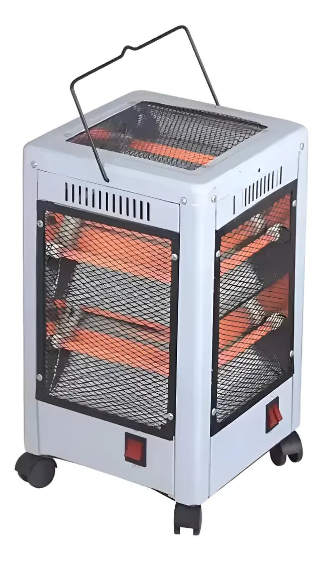 Calefactor Eléctrico Estufa Halógena Cuarzo Calefacción X5