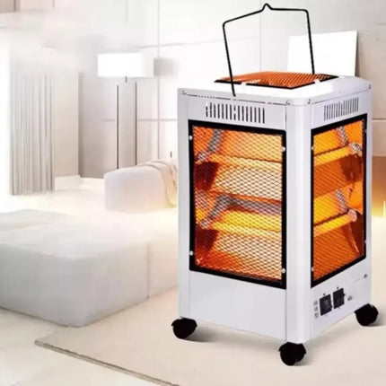 Calefactor Eléctrico Estufa Halógena Cuarzo Calefacción X5