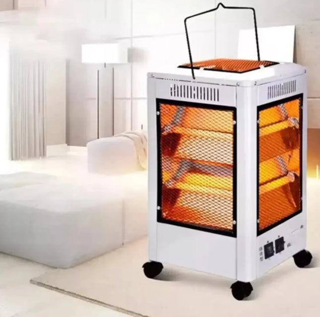 Calefactor Eléctrico Estufa Halógena Cuarzo Calefacción X5