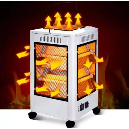 Calefactor Eléctrico Estufa Halógena Cuarzo Calefacción X5