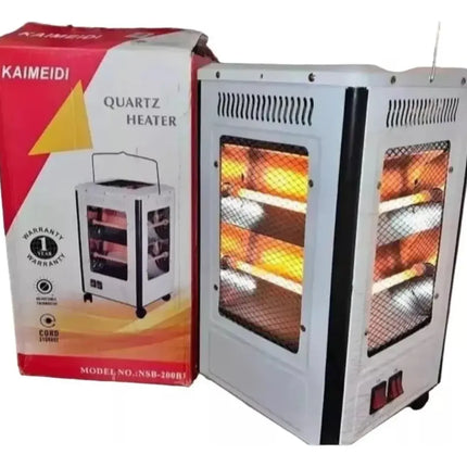 Calefactor Eléctrico Estufa Halógena Cuarzo Calefacción X5