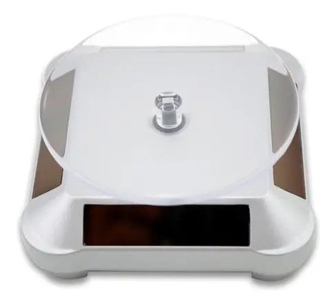 Exhibidor Mostrador Joyas 360 Giratorio Panel Solar