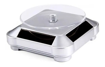 Exhibidor Mostrador Joyas 360 Giratorio Panel Solar