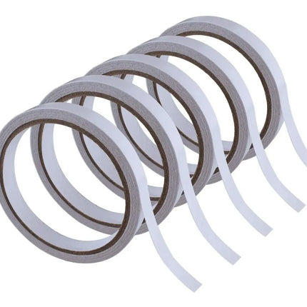 Pack 5 Cintas Doble Contacto 20 Mt X 1.2cm Doble Faz