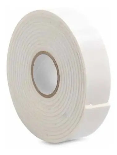 Cinta Doble Contacto Faz, Foam Espuma 36mm X 3mts Blanco