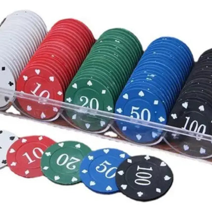 Fichas De Poker Para Juegos De Poker 100 Piezas De 5 A 100