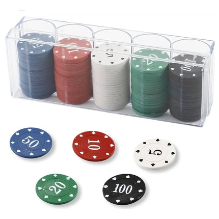 Fichas De Poker Para Juegos De Poker 100 Piezas De 5 A 100