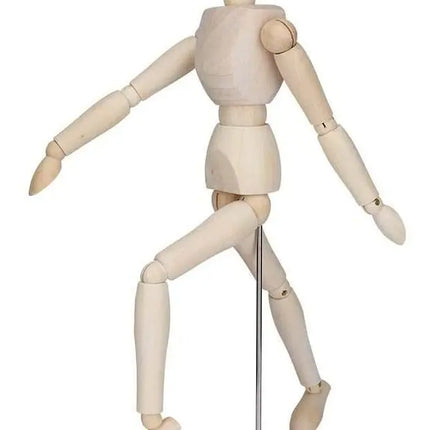 Figura Humana Madera Articulado 20cm, Stop Motion, Dibujo