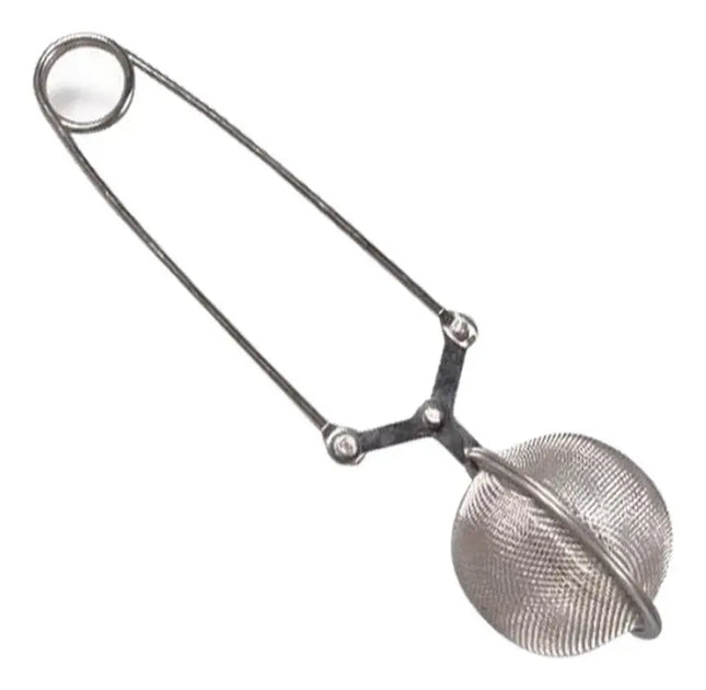 Filtro Colador Para Infusiones Pinza Té Mate Hierbas Metal