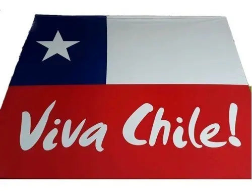 Bandera Chilena Para Capot Auto, Elastizada + 2 Porta Espejo