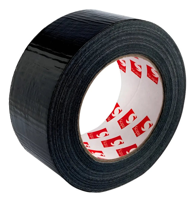 Cinta Tela Negro Gaffer 50mmx50mts Multiuso Duct Tape Ducto