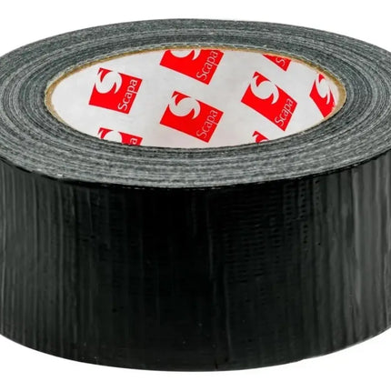 Cinta Tela Negro Gaffer 50mmx50mts Multiuso Duct Tape Ducto
