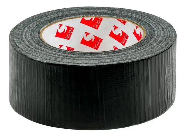 Cinta Tela Negro Gaffer 50mmx50mts Multiuso Duct Tape Ducto