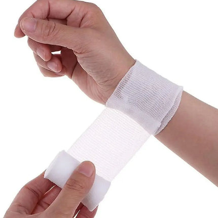 Pack 4 Rollos De Gasa 8 Y 6 Cm X 4 Metros Vendaje Estéril