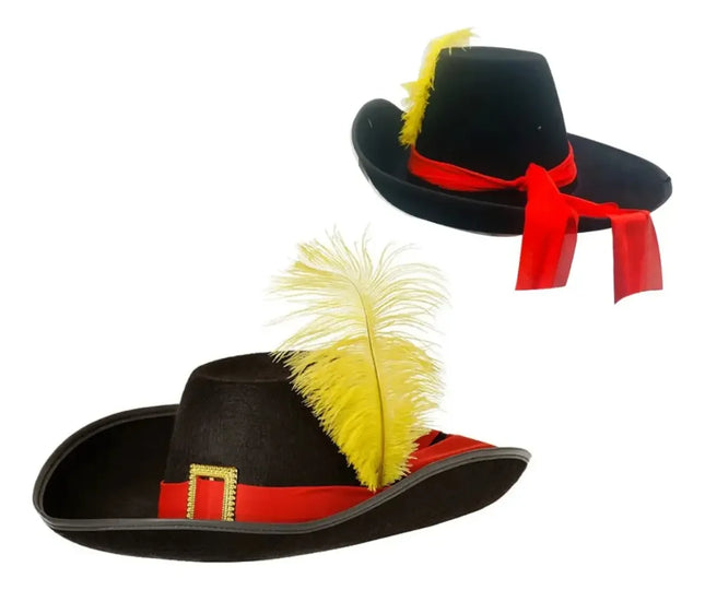 Sombrero Y Espada Gato Con Botas Cuento Disfraz Negro / Liso | standar