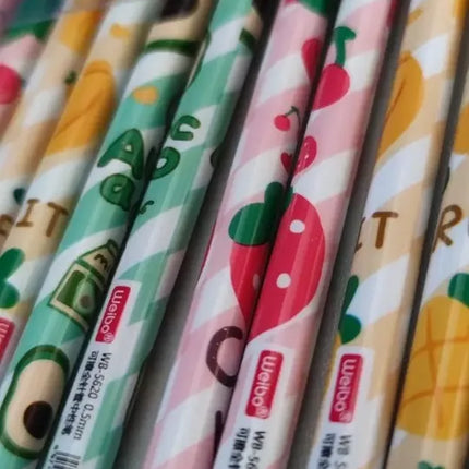 12 Lápices Tinta Gel 100% Borrable 0.5 Mm Lápiz Kawaii #2