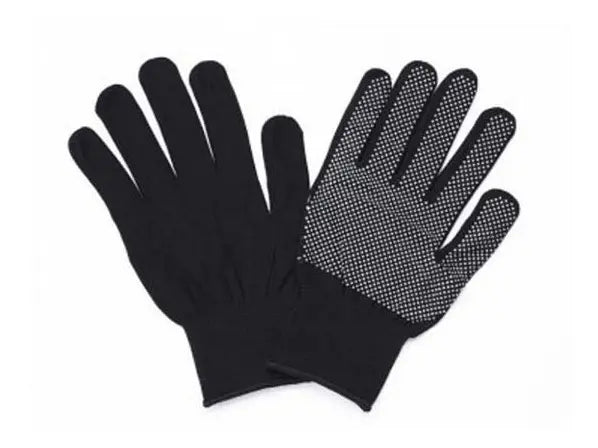 Guante Primera Capa Delgado Engomado Trekking, Ciclismo Negro | l y xl