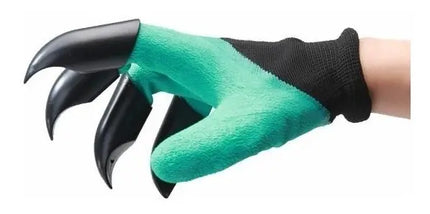 Guantes Con Garra Para Jardinería, Huerto, Paisajista Verde oscuro / Liso | Standar