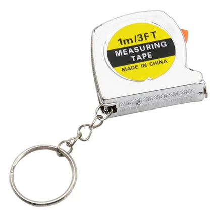 Llavero Mini Cinta Métrica Huincha Regla Metal 1mt Bolsillo