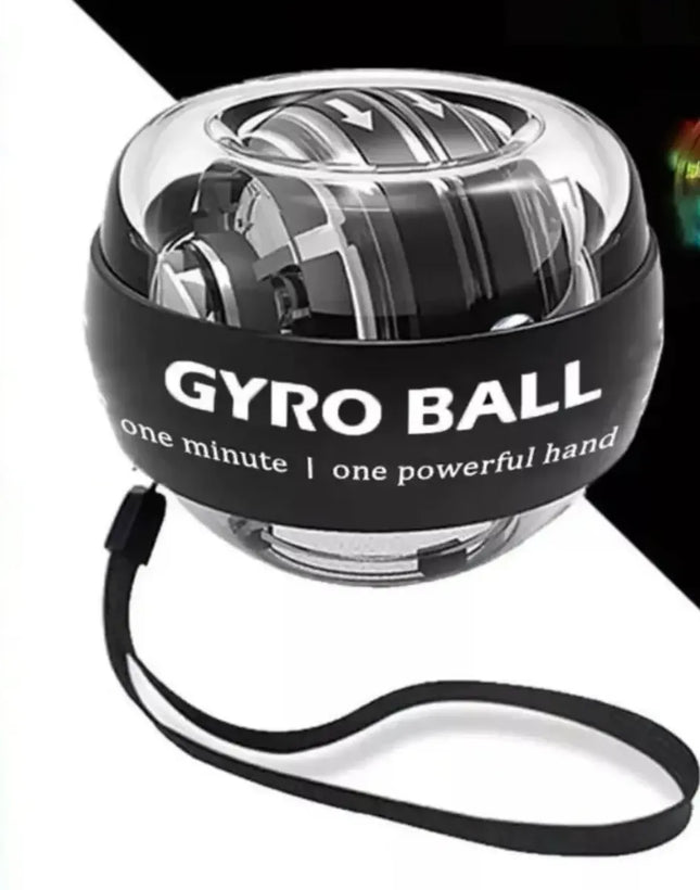 Power Ball Gyro Ejercitador Giroscopio Para Muñeca Fitness Negro