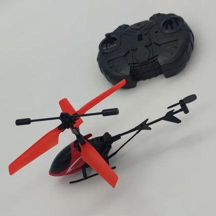 Helicóptero Con Control Remoto 2 Canales Rc Rojo