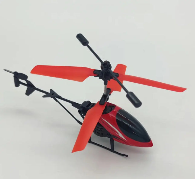 Helicóptero Con Control Remoto 2 Canales Rc Rojo