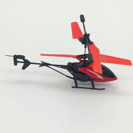 Helicóptero Con Control Remoto 2 Canales Rc Rojo