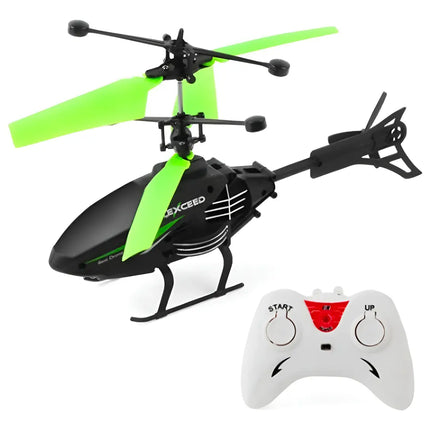 Helicóptero Volador Mini Dron Control Remoto Juguete Sensor Negro
