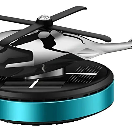 Ambientador Solar Helicóptero Automático Para Auto Hogar Rojo
