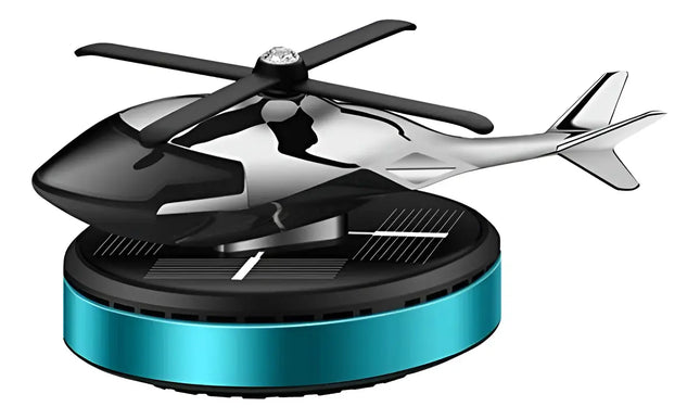 Ambientador Solar Helicóptero Automático Para Auto Hogar Rojo