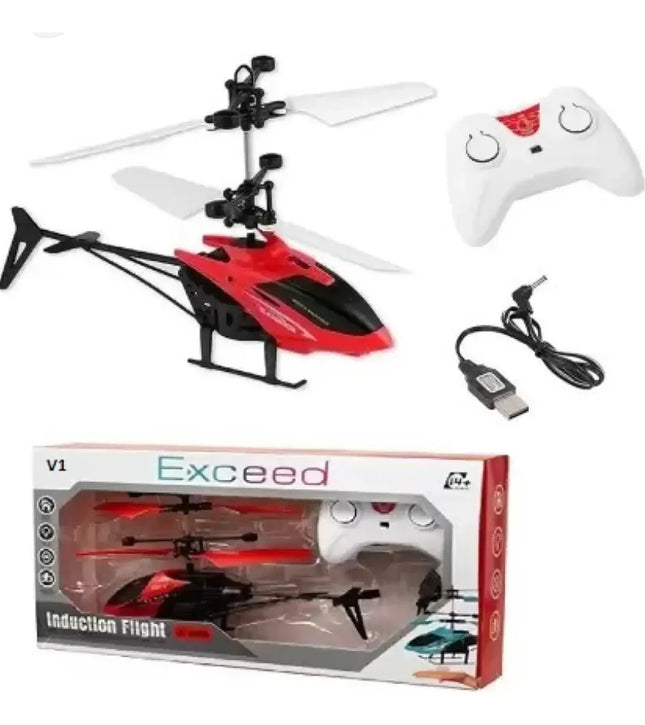 Helicóptero Volador Mini Dron Control Remoto Juguete Sensor Negro