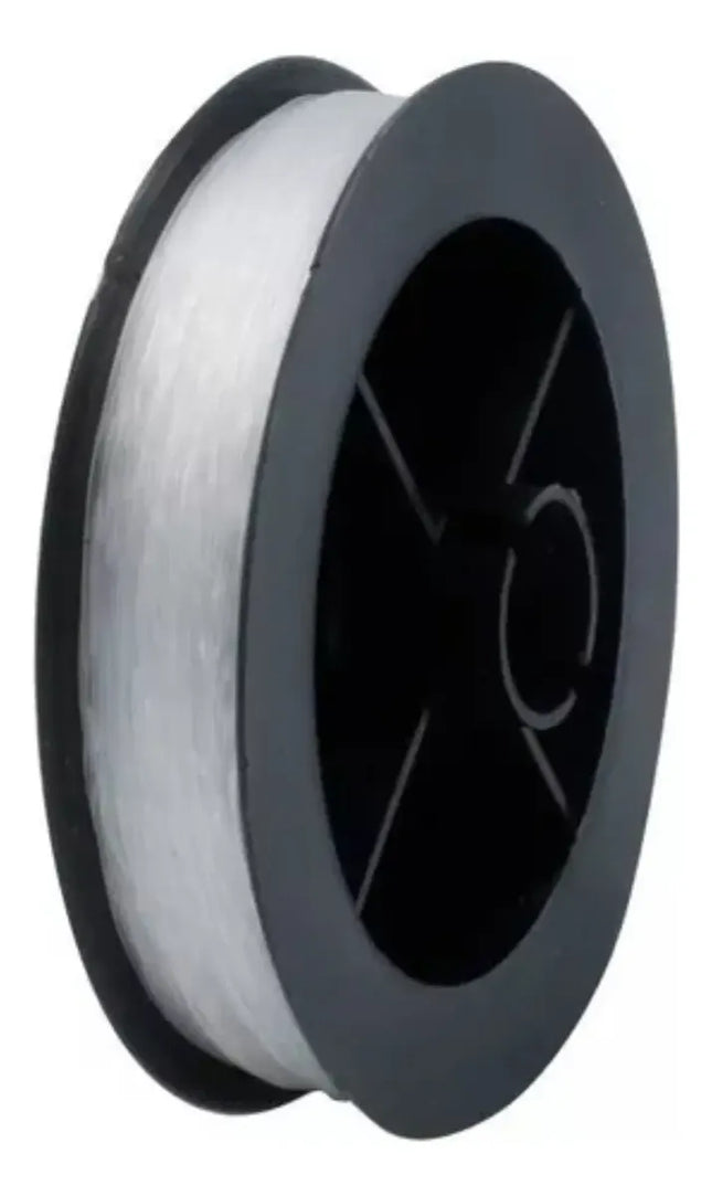 Hilo Pescar Multiuso Nylon 0.8mm 100m Decoración 21kls Resistente Transparente