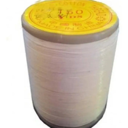 Hilo Para Volantín 4 Carrete De 150 Yd Poliéster Resistente Blanco