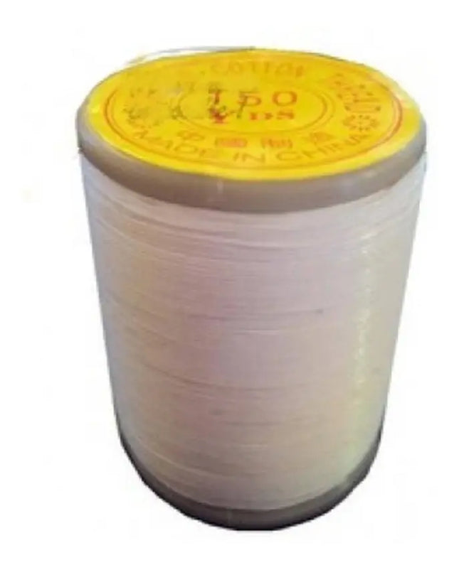 Hilo Para Volantín 4 Carrete De 150 Yd Poliéster Resistente Blanco