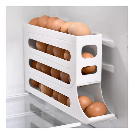Dispensador De Huevos Para Nevera 30 Und Huevera Porta huevos Color Blanco Airlya-life1 Blanco