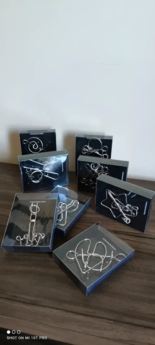8 X Juego Ingenio, Puzzle Pasa Tiempo Iq, Juego Lógica