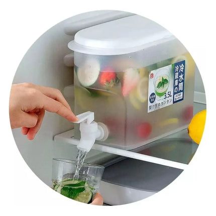 Jarra Dispensador Limonada Bebida Agua Nevera Grifo 3500 Ml