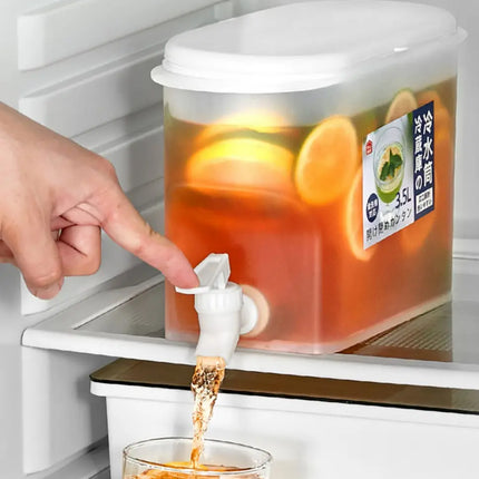 Jarra Dispensador Limonada Bebida Agua Nevera Grifo 3500 Ml